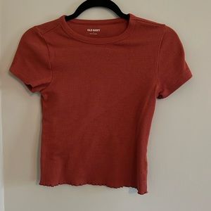 Old Navy || Short sleeve waffle top